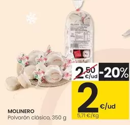 Molinero - Polvorón Clásico