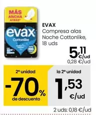 Evax - Compresa Alas Noche Cottonlike