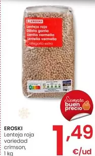 Eroski - Lentejas Rojas