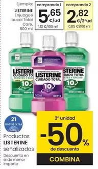 Listerine - Enjuague Bucal Total Care