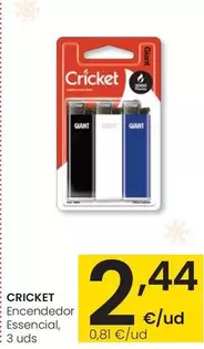 Cricket - Encendedor Essencial