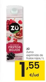 Zü - Zumo Exprimido De Frutos Rojos
