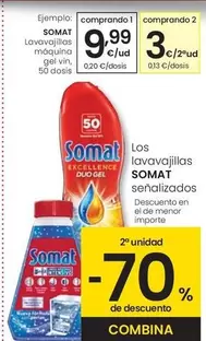 Somat - Lavavajillas Maquina Gel Vin