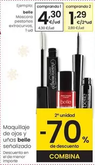 Belle - Mascara Pestañas Extracurvas