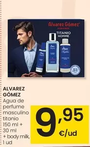 Álvarez Gómez - Agua De Perfume Masculino Titanio + Body Milk