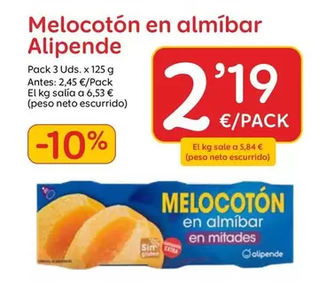Alipende - Melocoton En Almíbar
