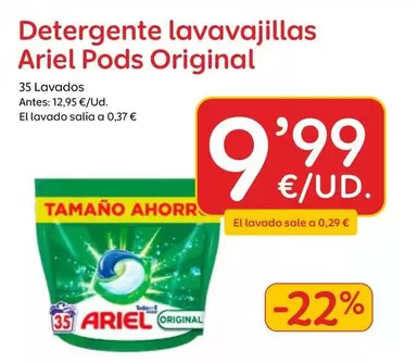 Ariel - Detergente Lavavajillas Pods Original