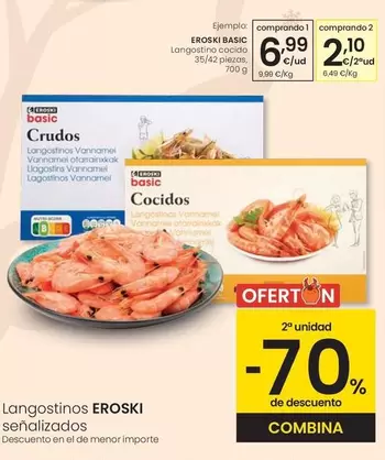 Eroski Basic - Langostino Cocido