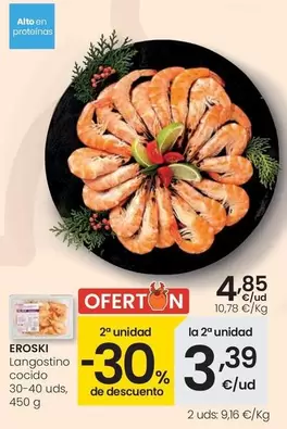 Eroski - Langostino Cocido