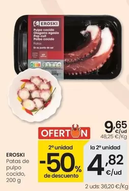 Eroski - Patas De Pulpo Cocido