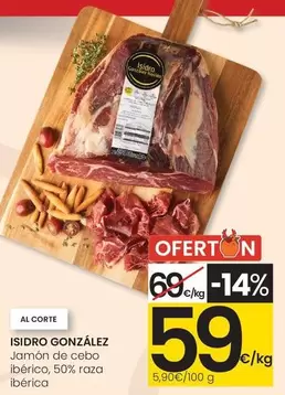 Isidro Gonzalez - Jamón De Cebo Ibérico, 50% Raza Ibérica