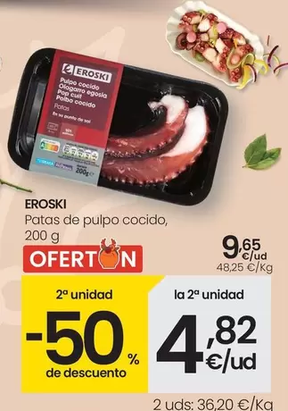 Eroski - Patas De Pulpo Cocido