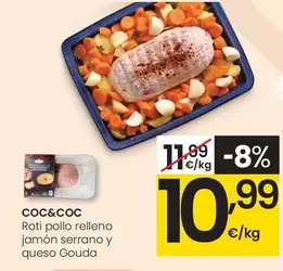 Coc&Coc - Roti Pollo Relleno Jamon Y Queso Gouda
