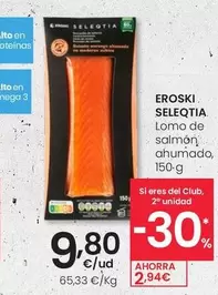 Eroski Seleqtia - Lomo De Salmón Ahumado