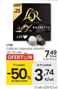 L'Or - Café En Cápsulas Ristretto Utz