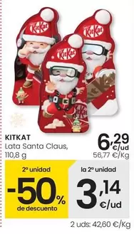 Kit Kat - Lata Santa Claus