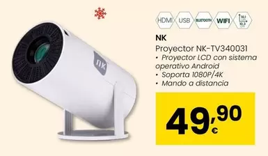 Nk - Proyector NK-TV340031