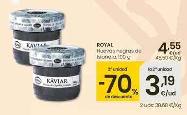 Royal - Huevos Negras De Islandia
