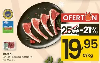 Eroski - Chuletillas De Cordero De Gales