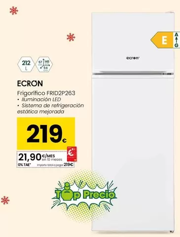 Ecron - Frigorifico FRID2P263