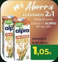 Alpro - Bebida De Avena S/ Azúcar