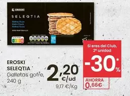 Eroski Seleqtia - Galletas Gofre