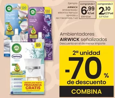 Air Wick - Ambientador Eléctrico Nenuco Aparato Y Rec+Recambio