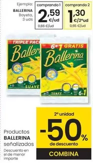 Ballerina - Bayeta, 3 Uds