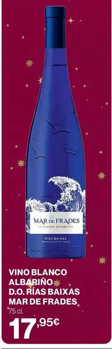 Mars - Vino Blanco Albarino D.o. Rias Baixas Marde Frades