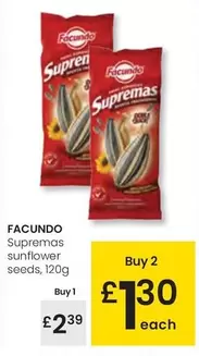 Facundo - Supremas Sunflower Seeds