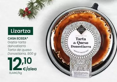 Casa Eceiza - Tarta De Queso Donostiarra