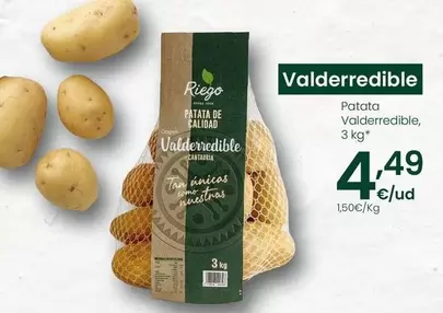 Patata Valderredible