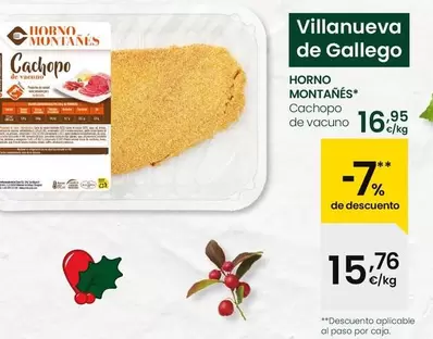 Horno Montanes - Cachopo De Vacuno