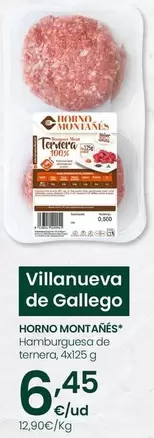 Horno Montanes - Hamburguesa De Ternera