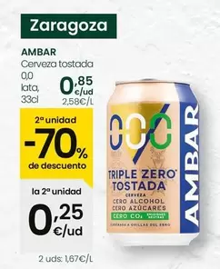 Ambar - Cerveza Tostada 0,0