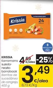 Krissia - Barritas De Sucedáneo De Cangrejo