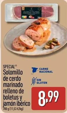 Special - Solomillo De Cerdo Marinado Relleno De Boletus Y Jamon Iberico