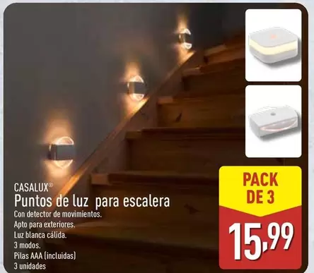 Casalux - Puntos De Luz Para Escalera