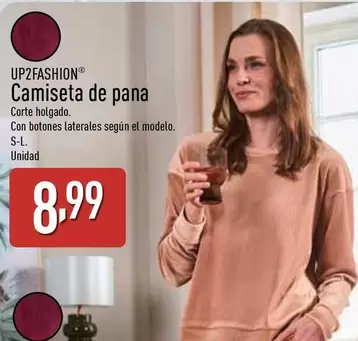 Up2fashion - Camiseta De Pana