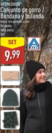 Up2fashion - Conjunto De Gorro/Bandana Y Bufanda