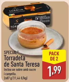 Special - Torradeta De Santa Teresa