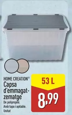 Home Creation - Capsa D'Emmagat-Zematge