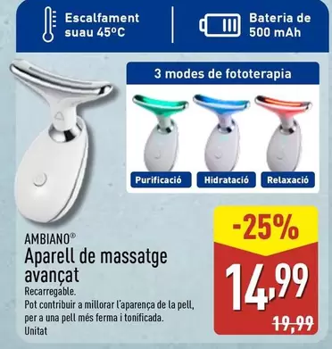 Ambiano - Aparell De Massatge Avançat 