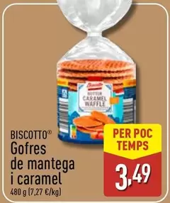 Biscotto - Gofres De Mantega I Caramel