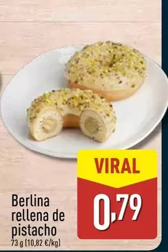 Berlina Rellena De Pistacho