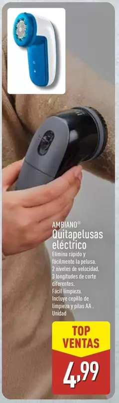 Ambiano - Quitapelusas Eléctrico