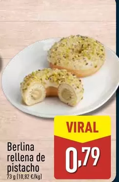 Berlina Rellena De Pistacho