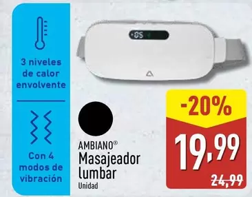 Ambiano - Masajeador Lumbar