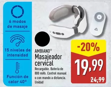 Ambiano - Masajeador Cervical