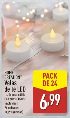 Home Creation - Velas De Te Led